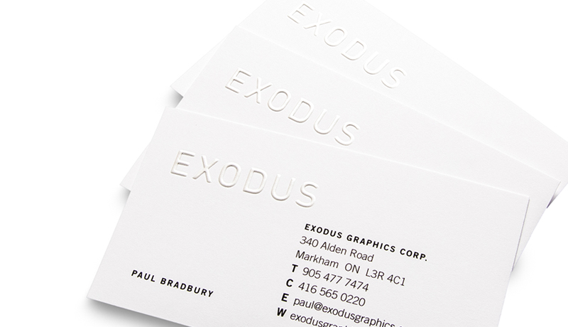 Business Cards Exodus Graphics