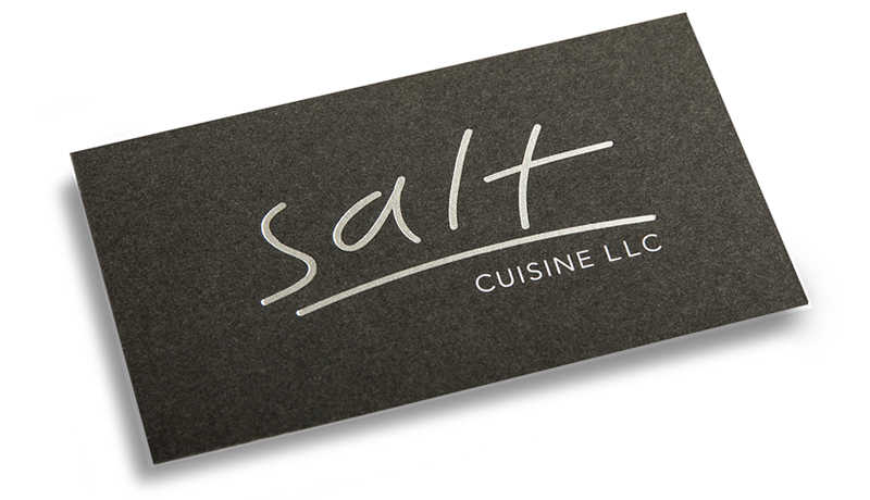 Business Cards Salt Cuisine